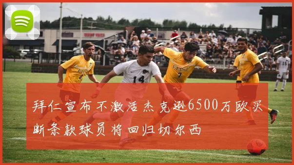 拜仁宣布不激活杰克逊6500万欧买断条款球员将回归切尔西